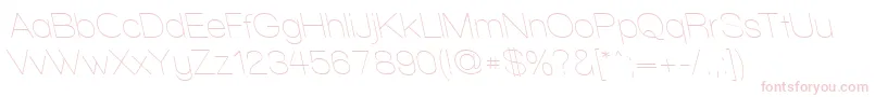 WalkwayRevoblique Font – Pink Fonts on White Background
