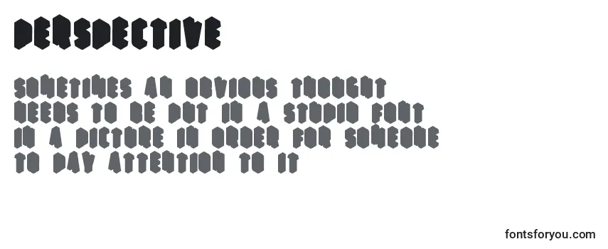 Review of the Perspective Font