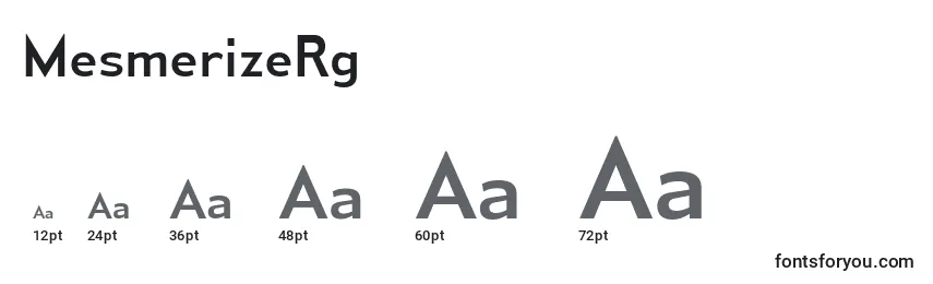 MesmerizeRg Font Sizes