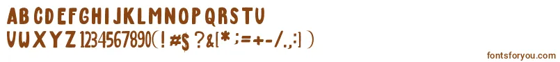 Подробнее о шрифте MarchFont Шрифт MarchFont – коричневые шрифты