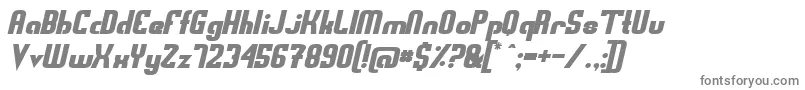 Swedfso-fontti – harmaat kirjasimet valkoisella taustalla