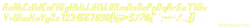 Swedfso-fontti – keltaiset fontit valkoisella taustalla