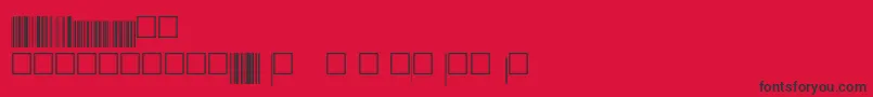 Eanp72xtt Font – Black Fonts on Red Background