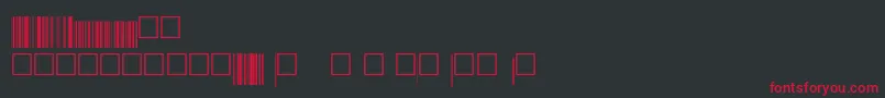Eanp72xtt Font – Red Fonts on Black Background