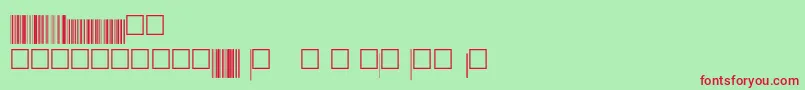 Eanp72xtt Font – Red Fonts on Green Background