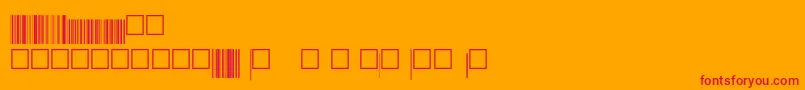 Eanp72xtt Font – Red Fonts on Orange Background