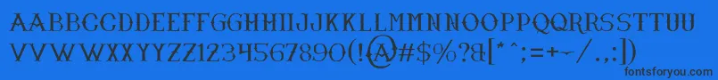 Подробнее о шрифте NarnfontByJuanCasco Шрифт NarnfontByJuanCasco – чёрные шрифты на синем фоне