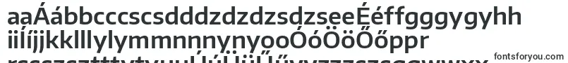 EncodesansSemibold-fontti – unkarilaiset fontit