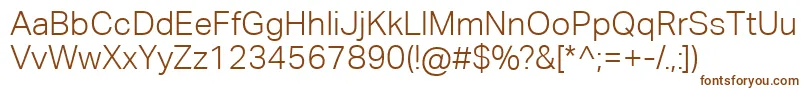 AktivgroteskcorpLight Font – Brown Fonts