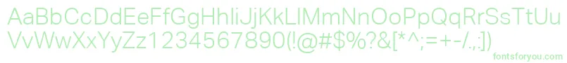 AktivgroteskcorpLight Font – Green Fonts