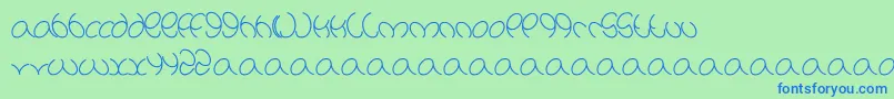 Lisätietoja Natalie-fontista Natalie-fontti – siniset fontit vihreällä taustalla