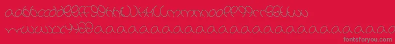Więcej informacji o czcionce Natalie Czcionka Natalie – szare czcionki na czerwonym tle