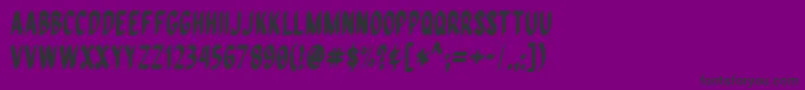 QuiapoFree Font – Black Fonts on Purple Background