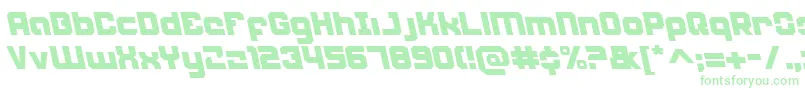 WeaponeerLeftalic Font – Green Fonts on White Background