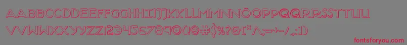Hadriatics Font – Red Fonts on Gray Background