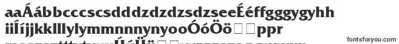 Шрифт MusterSsiBold – венгерские шрифты