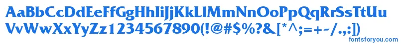 MusterSsiBold Font – Blue Fonts