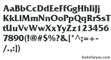  MusterSsiBold font