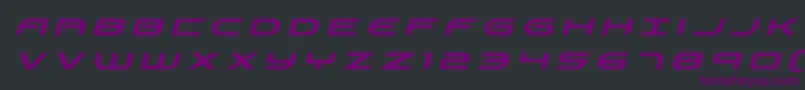 Antietamtitleital Font – Purple Fonts on Black Background