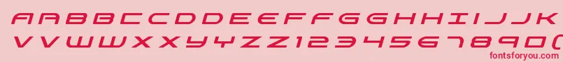 Antietamtitleital Font – Red Fonts on Pink Background