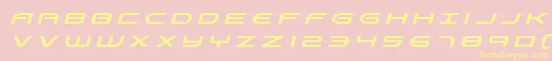 Antietamtitleital Font – Yellow Fonts on Pink Background