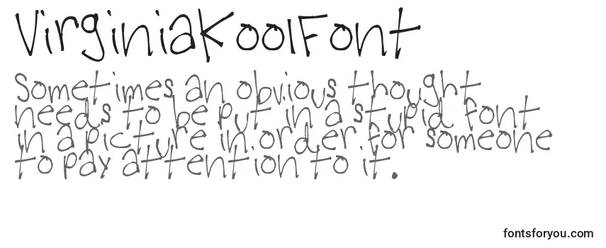 VirginiaKoolFont Font