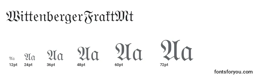 WittenbergerFraktMt Font Sizes