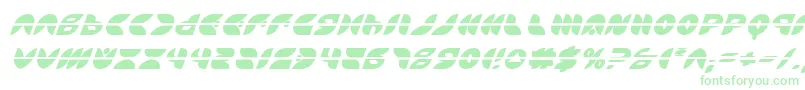 Fonte PuffAngelLaserItalic – fontes verdes