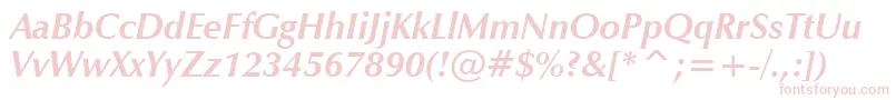 ZapfHumanist601BoldItalicBt Font – Pink Fonts