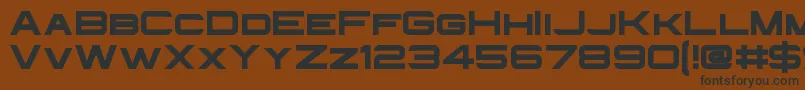 InfiniumGuardian Font – Black Fonts on Brown Background