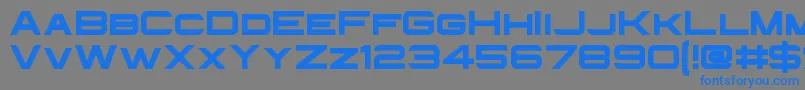 InfiniumGuardian Font – Blue Fonts on Gray Background