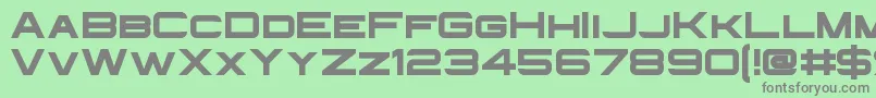 InfiniumGuardian Font – Gray Fonts on Green Background