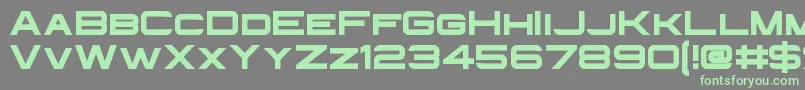 InfiniumGuardian Font – Green Fonts on Gray Background