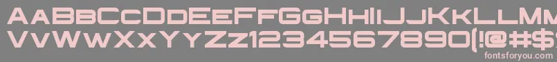 InfiniumGuardian Font – Pink Fonts on Gray Background