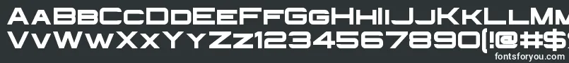 InfiniumGuardian Font – White Fonts on Black Background