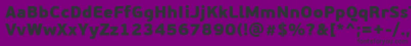 PfbeausansproBlack Font – Black Fonts on Purple Background