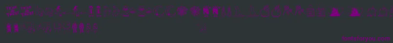 Halloweenbell Font – Purple Fonts on Black Background
