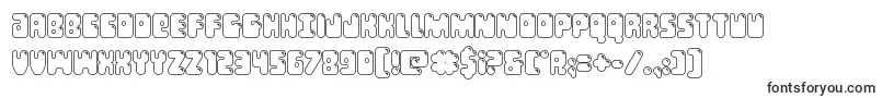 Czcionka Bubblebuttout – kroje pisma w dużych rozmiarach