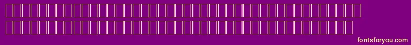 Шрифт WpMultinationalbHelve – жёлтые шрифты на фиолетовом фоне