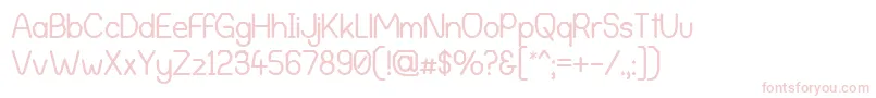 AlphaRomanieG98 Font – Pink Fonts on White Background