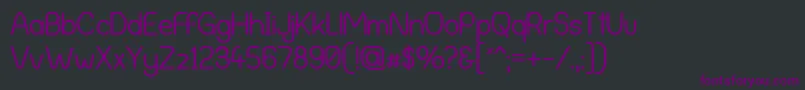 AlphaRomanieG98 Font – Purple Fonts on Black Background