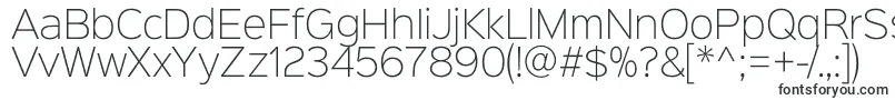 Czcionka Sinkinsans200xlight – czcionki dla komputera