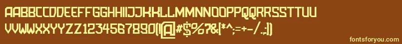 Más sobre la fuente AmbossDisplay fuente AmbossDisplay – Fuentes Amarillas Sobre Fondo Marrón