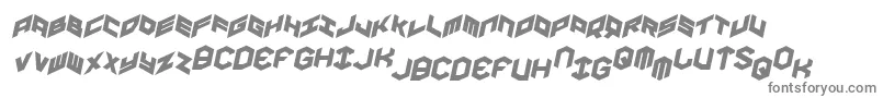 Yayusaital-fontti – harmaat kirjasimet valkoisella taustalla