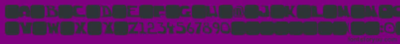 ChuckSkeleton19 Font – Black Fonts on Purple Background