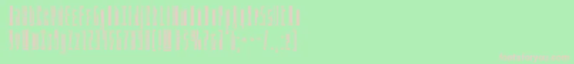 Phantacon3D Font – Pink Fonts on Green Background