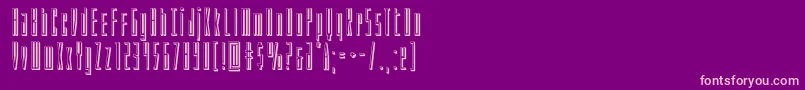 Phantacon3D Font – Pink Fonts on Purple Background