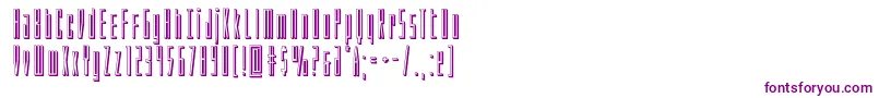 Phantacon3D Font – Purple Fonts on White Background