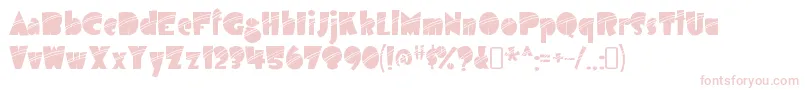 AirmolestripeRegular Font – Pink Fonts on White Background