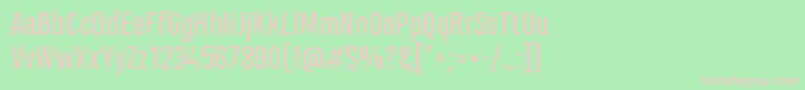 MarianinaFyMedium Font – Pink Fonts on Green Background